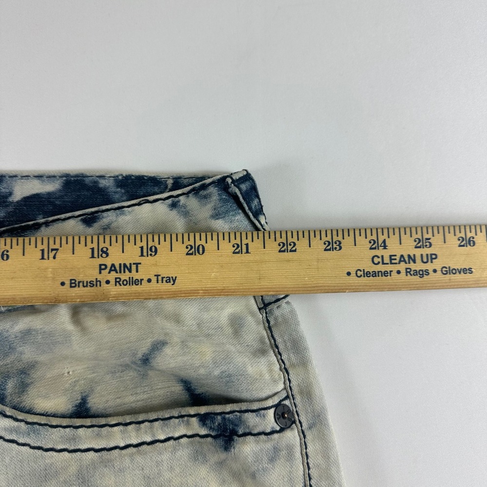True Religion Mens Size 42 Jeans Acid Wash Denim‎ Straight Leg Pants - Picture 8 of 16